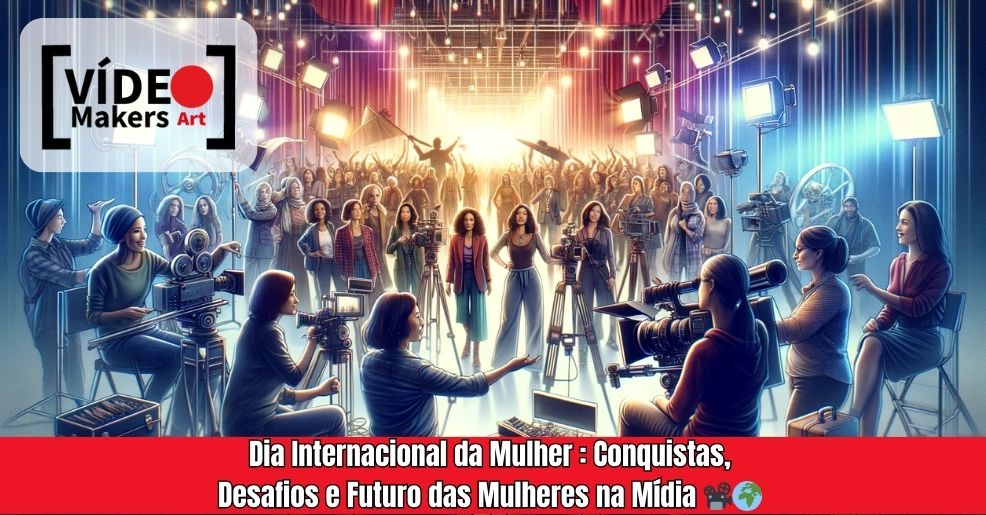 Mulheres que Brilham no Audiovisual: Celebração Inspiradora no Dia Internacional da Mulher 🌟👩