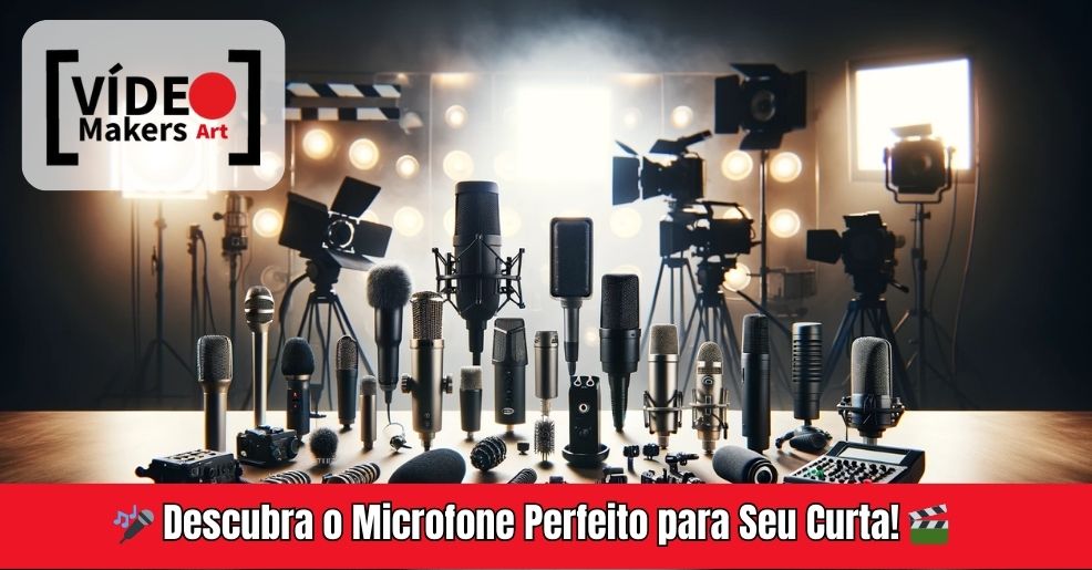 Microfones para Curtas: Lapela, Shotgun ou Condensador? 🎙️